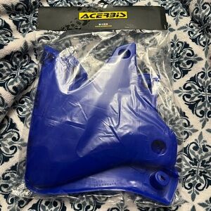 ACERBIS BLUE PLASTIC RADIATOR SCOOPS *NEW* 4 Yamaha YZF/WRF 400 98-99